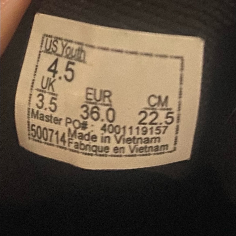 Vans Checkered Skateboard Black Shoes w/Colorful Checkered Design size Youth 4.5 - Picture 7 of 7